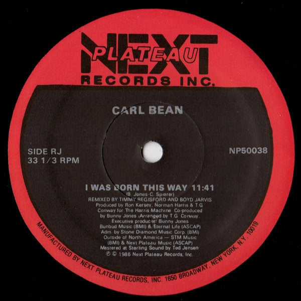 Carl Bean : I Was Born This Way (12")