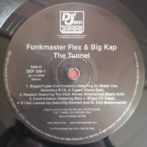 Funkmaster Flex & Big Kap : The Tunnel (2xLP, Advance, Promo, Smplr)