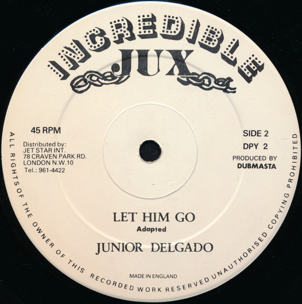 Errol Scorcher / Junior Delgado : Rude Boy Step / Let Him Go (12")
