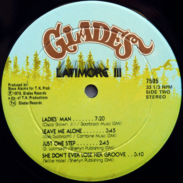 Latimore (2) : Latimore III (LP, Album)