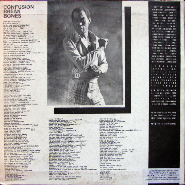 Fela* & Egypt 80 : Confusion Break Bone (LP, Album)