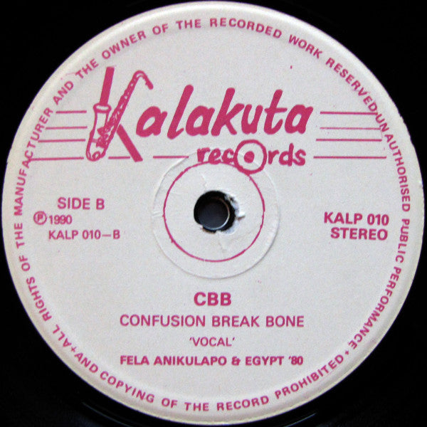 Fela* & Egypt 80 : Confusion Break Bone (LP, Album)