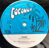 Fẹla* And Afrika 70* : Zombie (LP, Album)