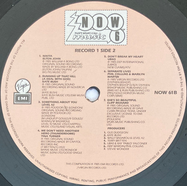 Various : Now That's What I Call Music 6 (2xLP, Comp, M/Print)