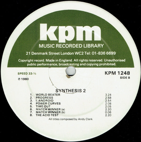 Andy Clark : Synthesis 2 (LP)