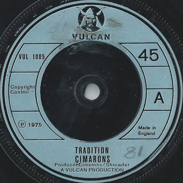 The Cimarons : Tradition (7", Single)