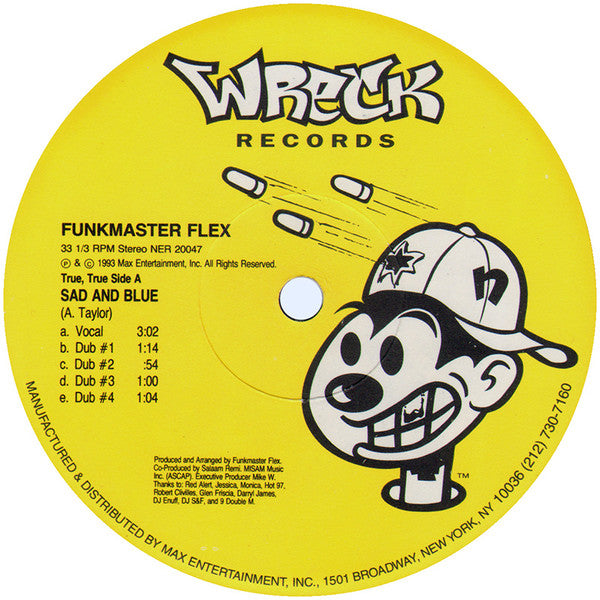 Funkmaster Flex : Sad And Blue (12")