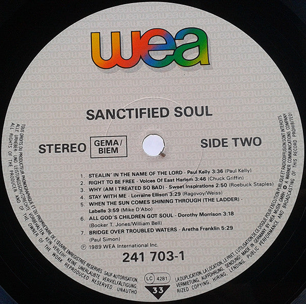 Various : Sanctified Soul (LP, Comp)