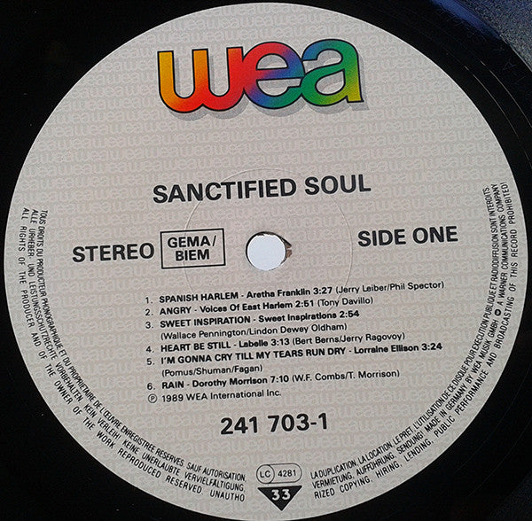 Various : Sanctified Soul (LP, Comp)