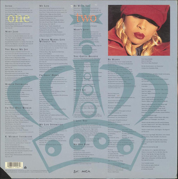 Mary J. Blige : My Life (LP, Album)