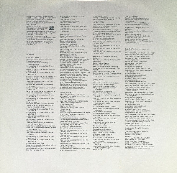 The Jacksons : Triumph (LP, Album)