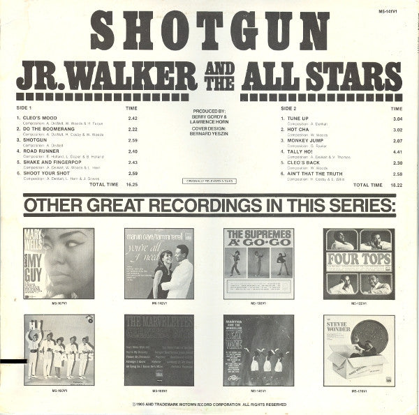 Jr. Walker And The All Stars* : Shotgun (LP, Album, RE)