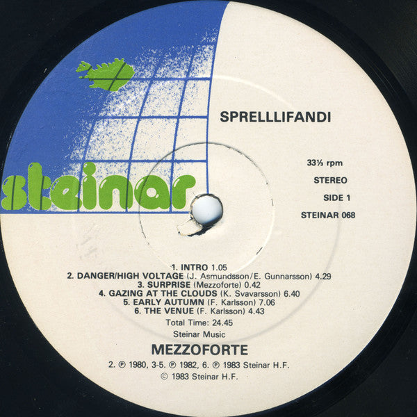 Mezzoforte : Sprelllifandi (LP, Album)
