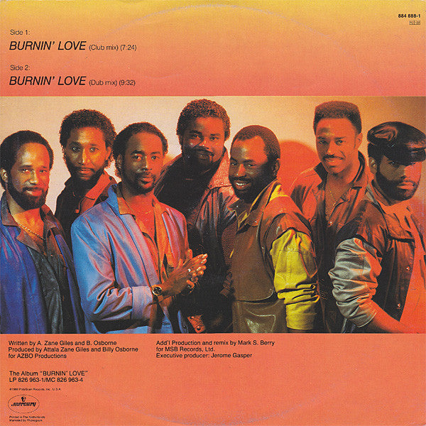 Con Funk Shun : Burnin' Love (Clubmix) (12", EP)