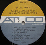 Paulo Alencar And His Brazilian All-Stars : Jazza Nova (LP, Album, Mono)