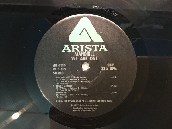 Mandrill : We Are One (LP, Album)