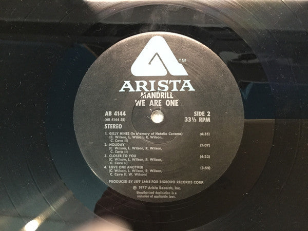 Mandrill : We Are One (LP, Album)