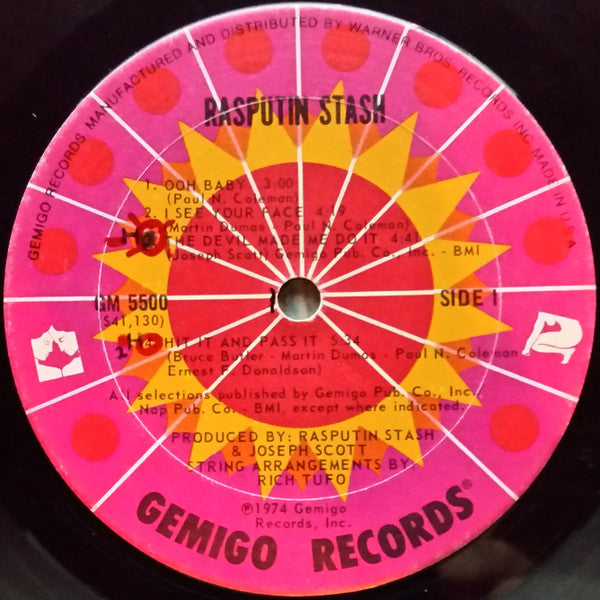 Rasputin's Stash : Devil Made Me Do It (LP, Album, RP, 2nd)