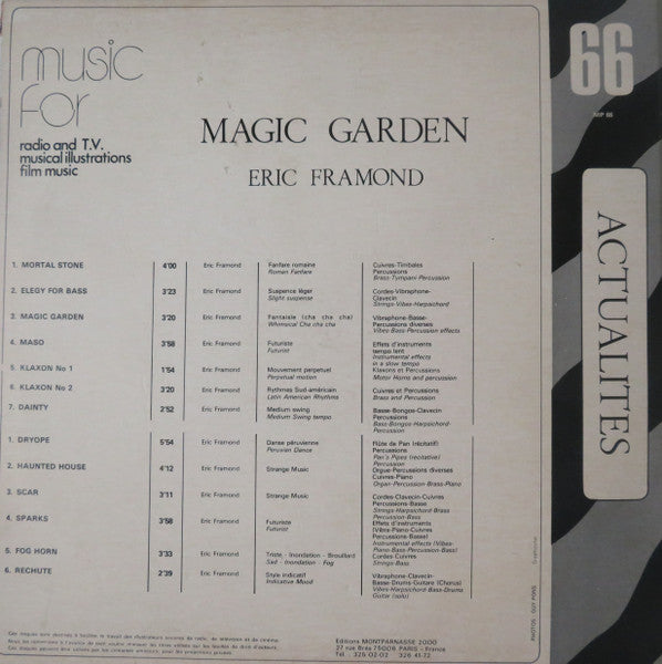 Eric Framond : Magic Garden (LP)