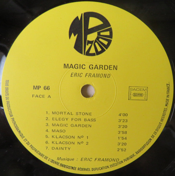 Eric Framond : Magic Garden (LP)