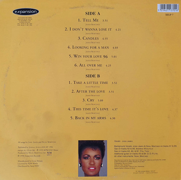 Josie James : Candles (LP, Album)