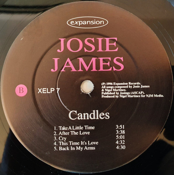 Josie James : Candles (LP, Album)