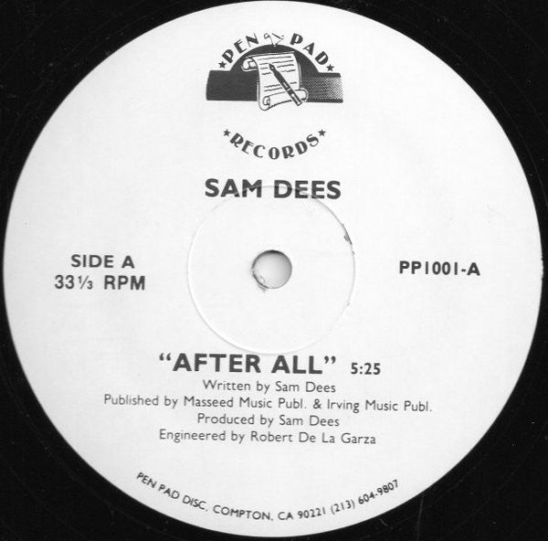 Sam Dees : After All (12")