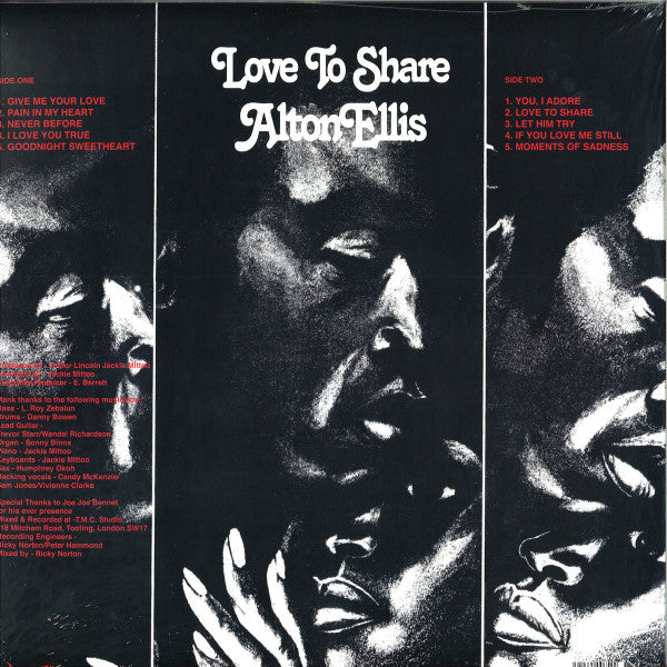 Alton Ellis : Love To Share (LP, Album)