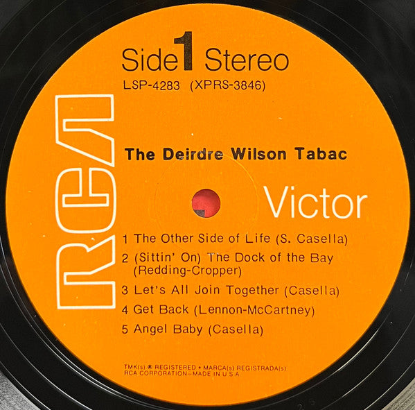 The Deirdre Wilson Tabac : The Deirdre Wilson Tabac (LP, Album, Roc)
