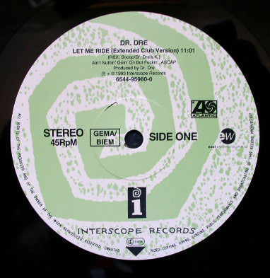 Dr. Dre : Let Me Ride (12", Single)