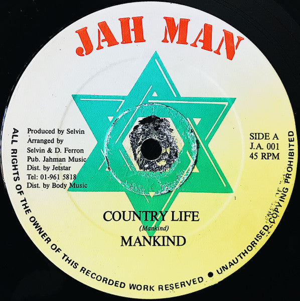 Mankind (8) : Country Life / These Three Girls (12")