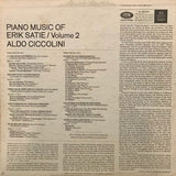 Erik Satie / Aldo Ciccolini : Piano Music Of Erik Satie, Vol. 2 (LP, Album)