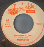 Alton Ellis / The Melodians : La La Means I Love / Passion Love (7", RE)
