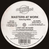 Masters At Work Featuring India : I Can't Get No Sleep (12", Single)