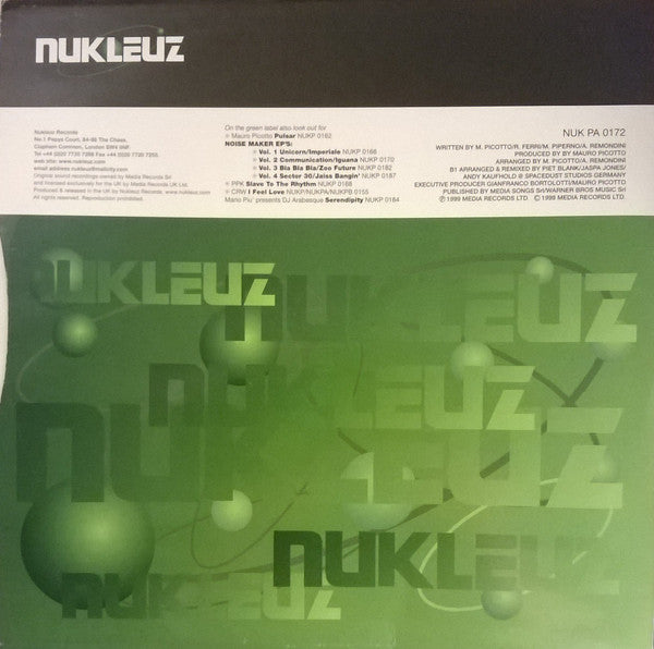 Mauro Picotto : Iguana Remixes (12")
