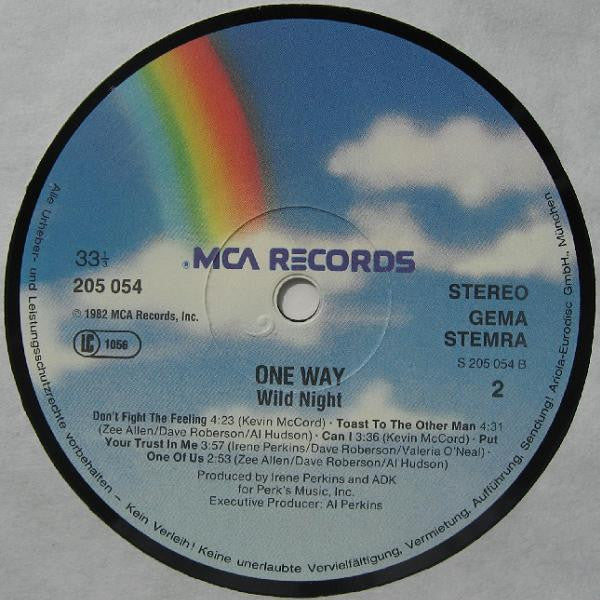 One Way : Wild Night (LP, Album)