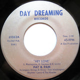 Pat & Pam : Hey Love  (7", Single)