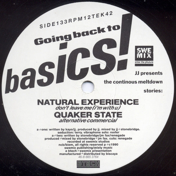 Various : Going Back To Basics! (12")