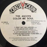 The Ascots (8) : Color Me Soul (LP, Album)