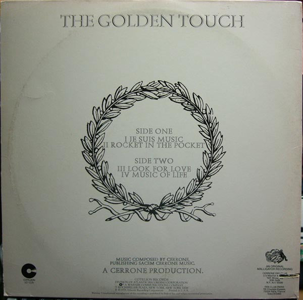 Cerrone : Cerrone IV - The Golden Touch (LP, Album, RI)