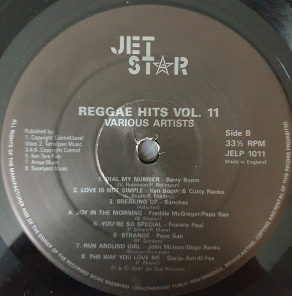 Various : Reggae Hits Volume 11 (LP, Comp)