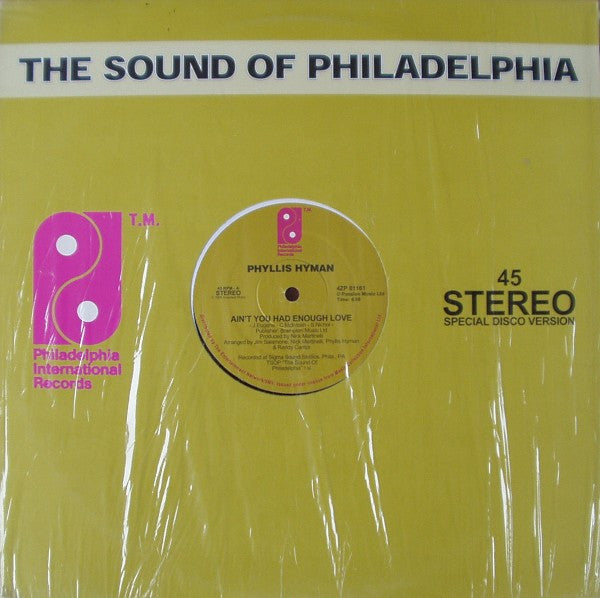 Phyllis Hyman / The Stylistics : Ain't You Had Enough Love / Hurry Up This Way Again (12")