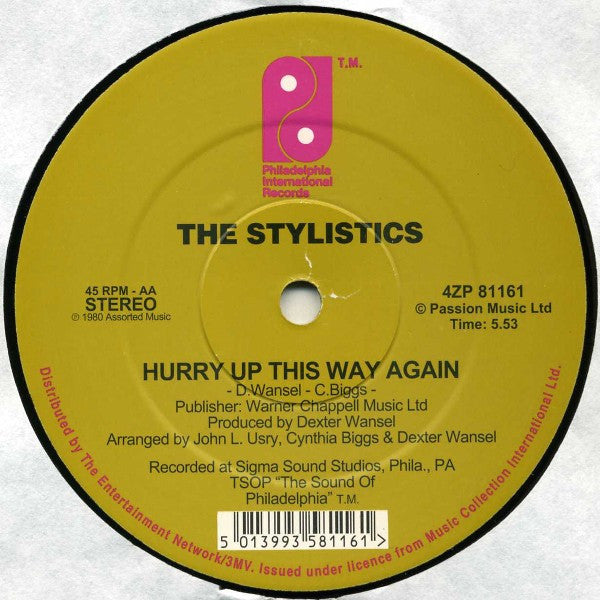 Phyllis Hyman / The Stylistics : Ain't You Had Enough Love / Hurry Up This Way Again (12")