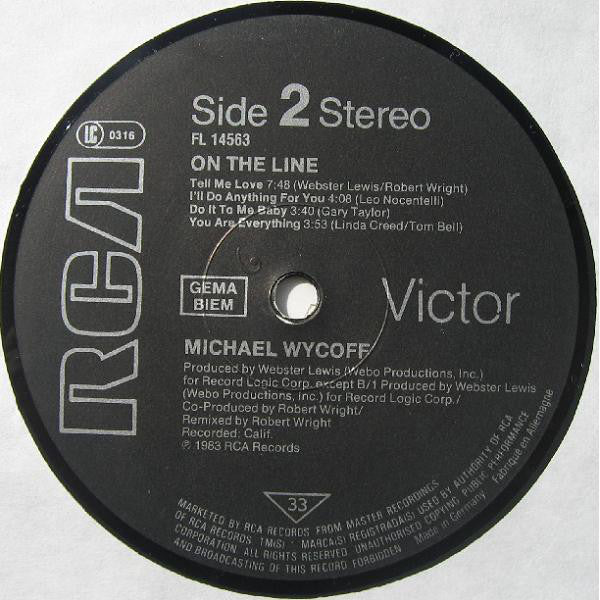 Michael Wycoff : On The Line (LP, Album)