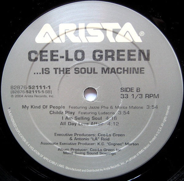 Cee-Lo Green* : Cee-Lo Green... Is The Soul Machine (2xLP, Album)