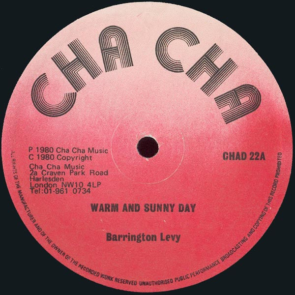 Barrington Levy / General Saint : Warm And Sunny Day  / Warm And Sunny Day Version (12")