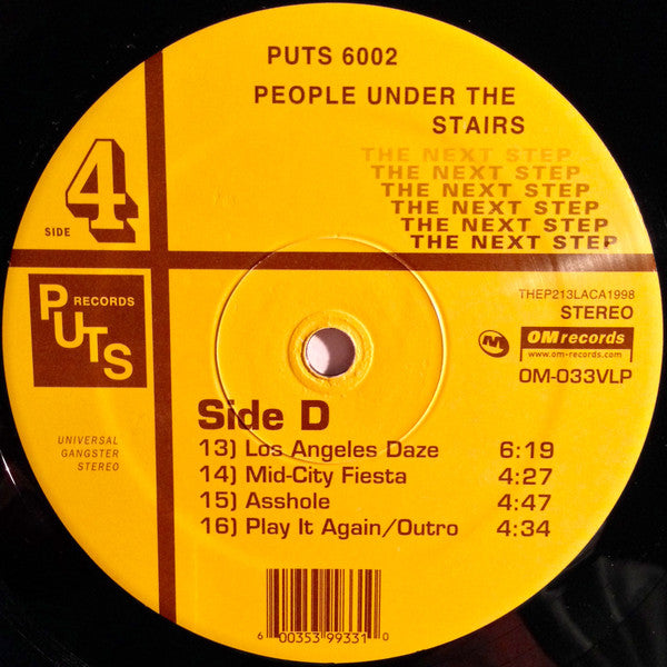 People Under The Stairs : The Next Step (2xLP, Album)