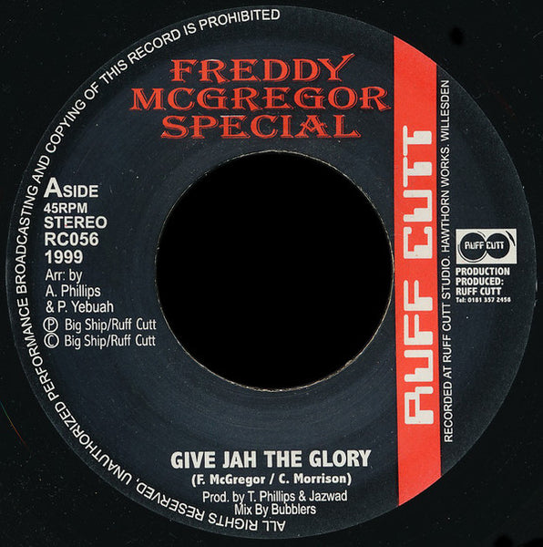 Freddie McGregor : Give Jah The Glory (7")