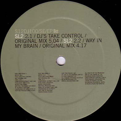 SL2 : On A Ragga Tip (12", EP)