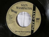 Glen Washington / Ruff Cutt Band, Kenton "Fish" Brown Featuring Dean Fraser, Matic Horns : Give Jah Praise Everyday / Maroons Riddim Dub (7")